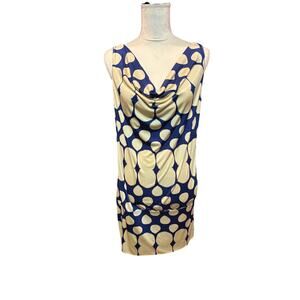 Diane Von Furstenberg Silk Print Mini Dress Size S
